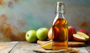 Cuka Apel, yang dipercaya memiliki khasiat untuk menurunkan kadar kolesterol. (pixabay)