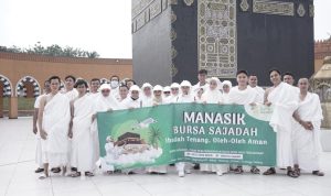 Manasik bersama yang digelar Bursa Sajadah di Almahmudah Manasik Training Center (AMTC) Tangerang. (10/8)