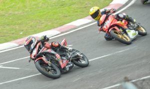 Jalannya pertandingan OnePrix 2022 Putaran Ketiga, dimana Pebalap Binaan DAM Cetak Poin. (ist)