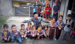 Ilustrasi: Wakil Wali Kota Bogor Dedie Rachim bersama sejumlah anak-anak PAUD., yang merupakan generasi emas ditahun 2045 kelak. (Foto: Yudha Prananda / Jabar Ekspres)