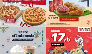 Daftar Promo Makanan Spesial HUT RI ke-77, Dapatkan Sekarang Juga!