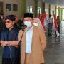Gubernur Jawa Barat, Ridwan Kamil saat menanggapi capaian vaksin di Jabar. Kamis (4/8). Foto. Sandi Nugraha.