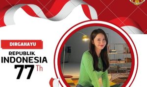Salah satu contoh Twibbon HUT RI ke-77 untuk memperingati dirgahayu kemerdekaan Republik Indonesia tanggal 17 agustus 2022.
