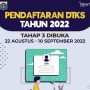pendaftaran dtks 2022