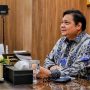 Menteri Koordinator Bidang Perekonomian Airlangga Hartarto ketika menghadiri salah satu acara secara virtual