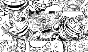 Spoiler One Piece 1058, Akhirnya Luffy Gear 5 Muncul! (source: Twitter @sigmarshanks)