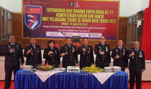 Rayakan Hari Dharma Karya Dhika Warga Binaan Lapas Paledang Ikuti Lomba