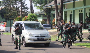Tingkatkan Keterampilan Prajurit, Yonif 315/Garuda Gelar Latihan PAM VVIP