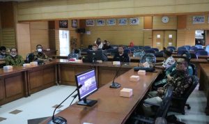 Jalannya rapat daring Gladi Resik Pemaparan Lomdeskel Tingkat Regional. (ist)