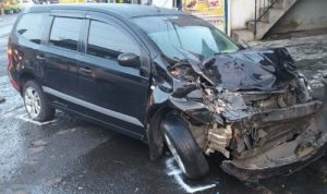 Kecelakaan dahsyat anata Bus yang tabrak sejumlah mobil di Wonosobo. (antara)