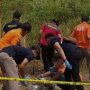 Olah TKP Penemuan mayat terbakar dan termutilasi disemak-semak yang diduga sebagai Pegawai Bapenda Semarang yang hilang. (ist)