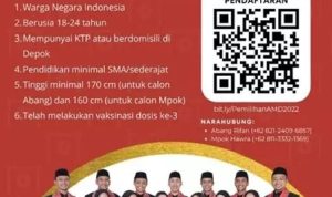 Pendaftaran abang Mpok Depok mulai dibuka.