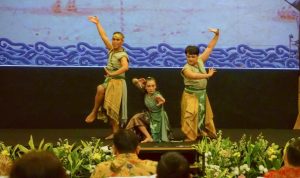 KERAGAMAN NUSANTARA: Karya Layar Sauh dipentaskan di Marine Spatial Planning & Services Expo 2022 di Pullman Jakarta Central Park pada Tanggal 13 -15 September 2022.