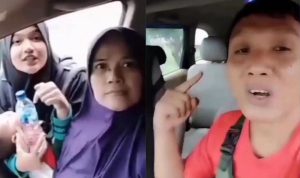 Video Viral, Driver Taksi Online Diomelin Penumpang Nyaris Dipukul hingga Diludahi Tangkapan layar video driver taksi online diomelin hingga diludahi oleh penumpangnya. (instagram @andanghermanto)