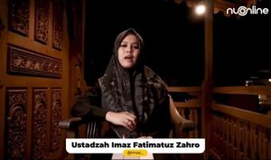 NIng Imaz saat menjelaskan tafsir surat Ali Imron 14.