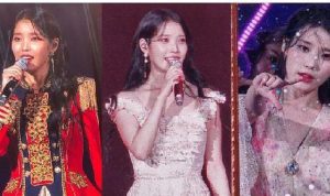 Foto-foto penampilan IU dalam konser The Golden Hour.