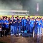 Jajaran tim PSB usai merayakan anniversary ke-72 tahun di Stadion Pajajaran, Kota Bogor. (Yudha Prananda / Jabar Ekspres)