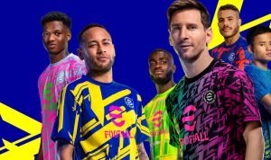 Simulasi game eFootball. cara menautkan game eFootball 2022 ke id Konami.