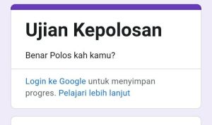 link ujian kepolosan