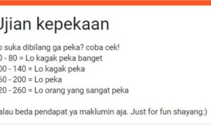 ujian kepekaan