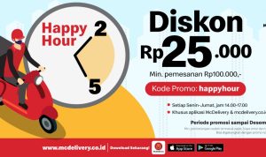 Tangkapan layar promo McD hari ini.
