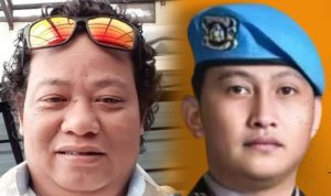 Ilustrasi sosok Kuat Makruf dan Brigadir J yang masih menjadi misteri siapa yang sesungguhnya gendong putri Candrawathi ke kamar. (disway)