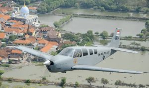 Ilustrasi Pesawat TNI AL yang jatuh di selat madura. (radarcirebon.com)