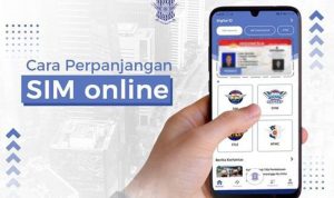 Ilustrasi penampakan laman pendaftaran SIM Online. Berikut cara, syarat dan biasa untuk perpanjangan SIM Online. (digitalkorlantas.id)