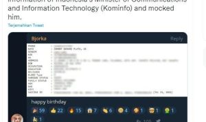 Hacker Bjorka Ungkap Data Pribadi Menkominfo: Happy Birthday