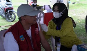 Vaksinasi di Ciletuh Sukabumi Melebihi Target Sasaran Vaksinasi di Ciletuh Melebihi Target Sasaran