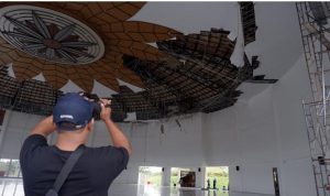 Viral Video Masjid Dibangun Dengan Dana 39 Miliar Malah Ambruk