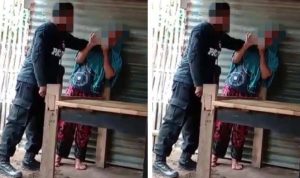 Viral Polisi Terekam Menganiaya Wanita Tua, Membuat Netizen Geram