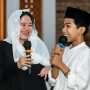 Ketua DPP PDIP Puan Maharani ketika mengajak berdiaolog dengan santri
