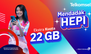 Kuota 22GB Telkomsel (Sumber gambar: Telkomsel)