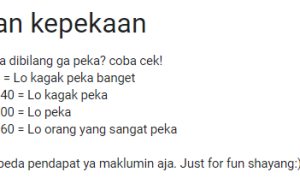 Link Ujian Kepekaan Google Form