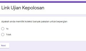 link ujian kepolosan