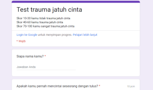 Link test trauma jatuh cinta