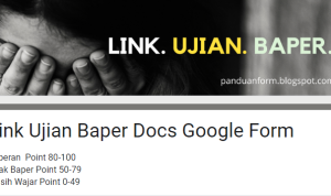 link tes ujian baper