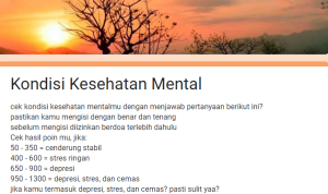 link tes ujian kesehatan mental