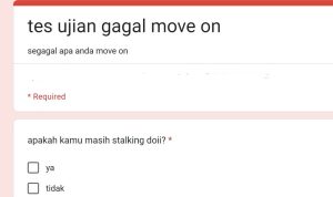 Link Tes Ujian GAMON, Apakah Kamu Masih Terbayang-bayang Mantan?