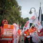 Ratusan Emak-Emak PKS di Bogor Ikutan Demo Tolak Kenaikan Harga BBM