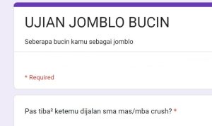 Link Tes Ujian Jomblo, Jomblo dari Lahir, Ayo Tes Di Sini! Link Tes Ujian Jomblo, Jomblo dari Lahir, Ayo Tes Di Sini!