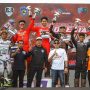 Dua Crosser Astra Honda Kuasai Podium IndoMX National Championship di Sulsel