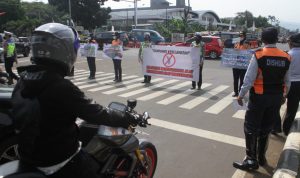 Peringati Hari Perhubungan Nasional, Dishub Kabupaten Bogor Sosialisakan Keselamatan Berkendara