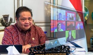 Airlangga Hartarto mengatakan untuk anggaran untuk merealisasikan program konversi kompor listrik induksi induksi belum disetujui.