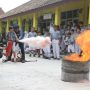 Edukasi Siswa Damkar Kabupaten Bogor Gelar Simulasi Penanganan Kebakaran