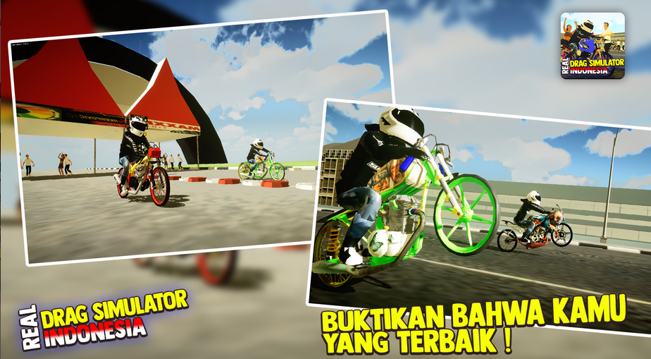 Download Real Drag Simulator Indonesia, Balapan Motor Drag Viral ...