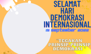 Twibbon Hari Demokrasi Internasional (Sumberr: Twibbonize)
