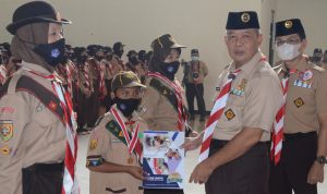 Sekda Ingin Pramuka Mampu Cetak Kader Bangsa yang Tangguh dalam Pengukuhan Pramuka Kwarcab Kabupaten Bogor