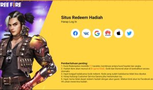 kode redeem ff hari ini